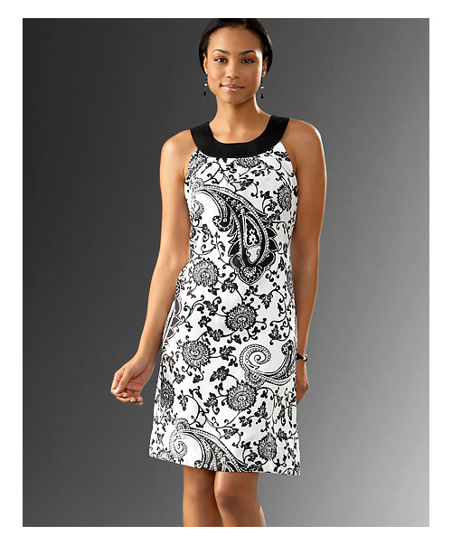 Below is the yummy white and black silk dress from Valentine's Day (clearly